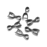 50pcs Melon Seeds Buckle Charm Bail Beads Bale Pinch Clips Pendants Clasps Hook