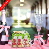 50pcs Christmas Gift Organza bags 7x9 9x12 10x15 13x18cm Wedding Party Bags