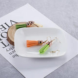 20Pcs 38mm Leather Tassel for Keychain Straps Jewelry Fiber Fringe Suede Tassel