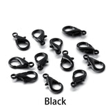100pcs Metal Lobster Clasps for Bracelets Necklaces DIY Jewelry Making Findings