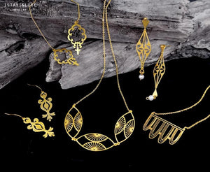 Raw Brass Ginkgo Leaf Charm Pendant for DIY Necklace Earring Brooch