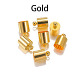 20-50pcs Tassel Leather Cord End Cap Beads DIY Jewelry Making Supplies