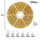 Kc Alloy Jewelry Open Jump Rings Set for DIY Bracelet Necklace Chain Making