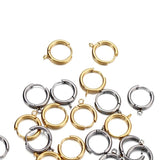 10pcs Stainless Steel Huggie Earring Hooks with Loop