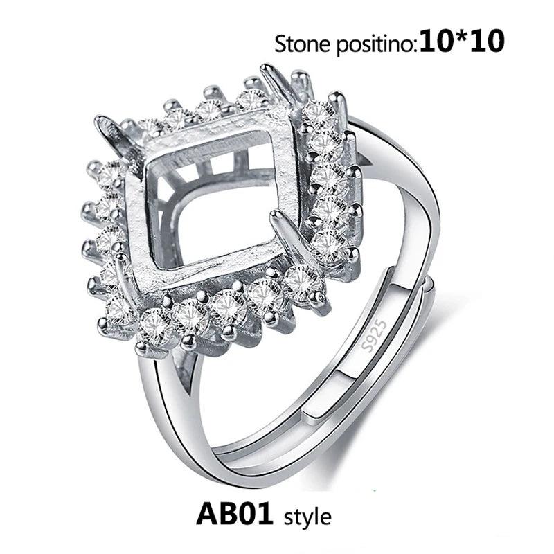 8x10 10x10 12x12 MM Ring Base Brackets DIY Jewelry Making Accessories