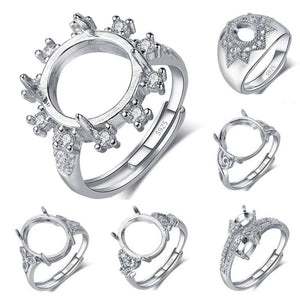8x10 10x10 12x12 MM Ring Base Brackets DIY Jewelry Making Accessories