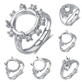 8x10 10x10 12x12 MM Ring Base Brackets DIY Jewelry Making Accessories
