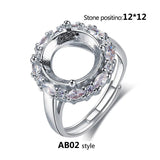 8x10 10x10 12x12 MM Ring Base Brackets DIY Jewelry Making Accessories