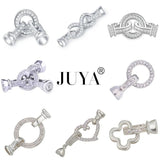 CZ Fastener Clasps for Jewelry Making