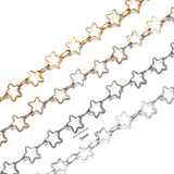 Star Shape Copper Chains for DIY Jewelry Making
