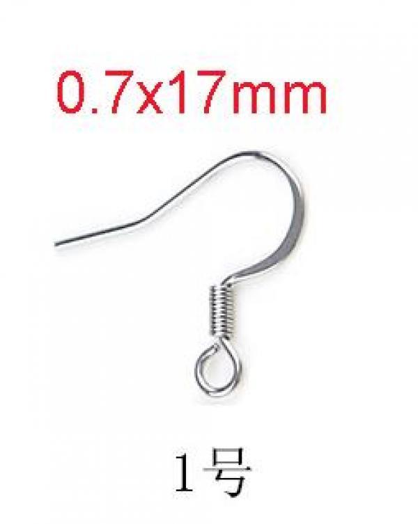 50Pcs Surgical Stainless Steel Hypoallergenic French Hook Earwires