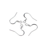 50Pcs Surgical Stainless Steel Hypoallergenic French Hook Earwires