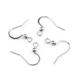 50Pcs Surgical Stainless Steel Hypoallergenic French Hook Earwires