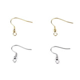 50Pcs Surgical Stainless Steel Hypoallergenic French Hook Earwires