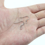 50Pcs Surgical Stainless Steel Hypoallergenic French Hook Earwires