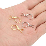 10pcs Stainless Steel Earring Hooks & Charms for DIY Jewelry Making