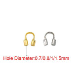 50pcs Stainless Steel End Clasps Hooks for Jewelry Making