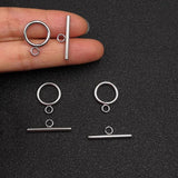 10 Pcs Stainless Steel OT Toggle Clasps Hooks for Jewelry Making