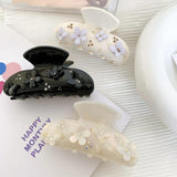 Fresh Rhinestone Flower Butterfly Sweet Claw Clip