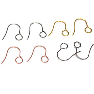 100pcs Stainless Steel Earring Hooks for Jewelry Making