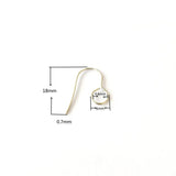 100pcs Stainless Steel Earring Hooks for Jewelry Making