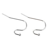 50pcs Stainless Steel Earrings Hooks Clasps Golden Ear Earring Wire