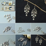 10pcs Tibetan Style Chandelier Component Links for Earring Making
