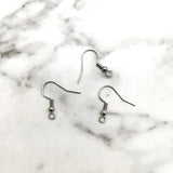 100pcs Stainless Steel Earring Clasps Fish Hook DIY Findings
