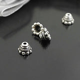 Antique Zinc Alloy Bead Caps 100PCS 7x5MM