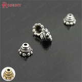 Antique Zinc Alloy Bead Caps 100PCS 7x5MM