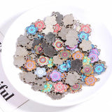 20Pcs 14*18 Boho Alloy Flower Charms For Jewelry Making Craft