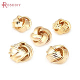 6PCS 18K Color Nose Rings Stainless Steel Nose Studs Body Jewelry Set