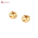 6PCS 18K Color Nose Rings Stainless Steel Nose Studs Body Jewelry Set