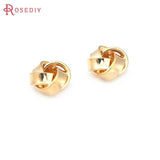 6PCS 18K Color Nose Rings Stainless Steel Nose Studs Body Jewelry Set