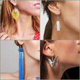 100/300 Hypoallergenic Earring Hook Ear Wires Open Jump Rings