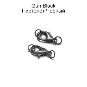 50Pcs Lobster Clasps Hooks Jump Rings Jewelry Making Supplies