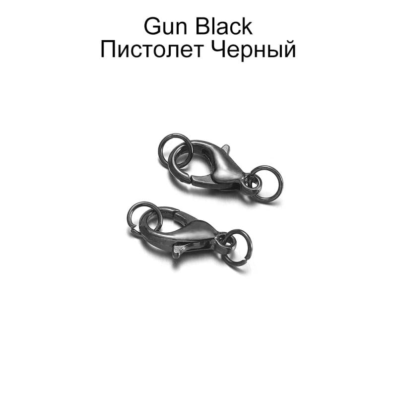 50Pcs Lobster Clasps Hooks Jump Rings Jewelry Making Supplies