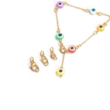 50Pcs Lobster Clasps Hooks Jump Rings Jewelry Making Supplies