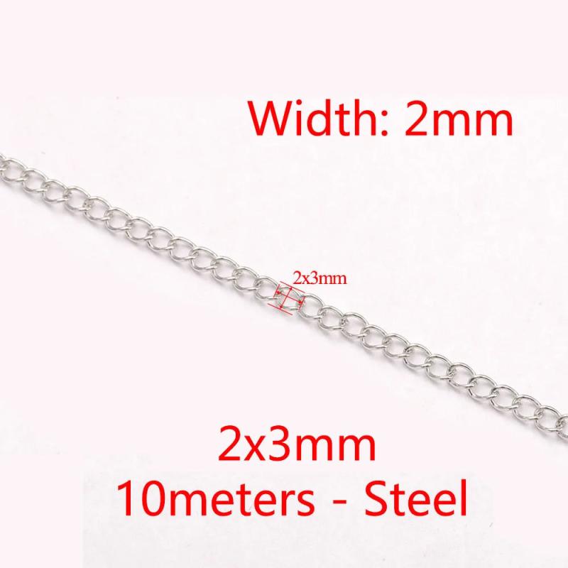 Stainless Steel Chain Necklace Bracelet Extender Jewelry Making DIY