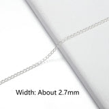 Stainless Steel Chain Necklace Bracelet Extender Jewelry Making DIY