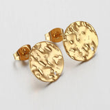 10pcs Stainless Steel Earring Studs Base Pins With Ear Backs