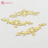 20PCS 52x16MM Brass Decorative Spacer Jewelry Findings