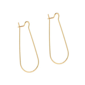 20pcs Stainless Steel Kidney Earring Ear Wires Hooks Findings