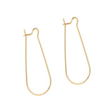 20pcs Stainless Steel Kidney Earring Ear Wires Hooks Findings
