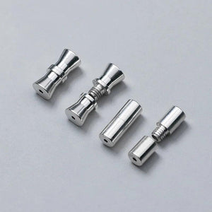 925 Silver Ornament Connector Buckle Bracelet Necklace Clasps DIY Findings
