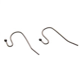 50Pcs Stainless Steel Ball Head Beads Earring Hook Ear Wires for Jewelry DIY