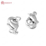6PCS 18K Brass Lobster Clasps Necklace Bracelets Jewelry Making DIY