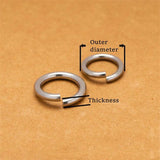 Stainless Steel Jump Rings Jewelry Making Connectors