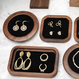 Solid Wood Jewelry Tray Bracelet Ring Display Organizer Holder