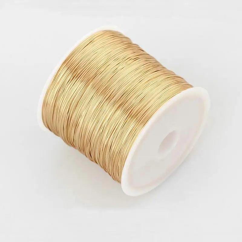 5m Brass Wire DIY Jewelry Component Supplies Beaded Materials